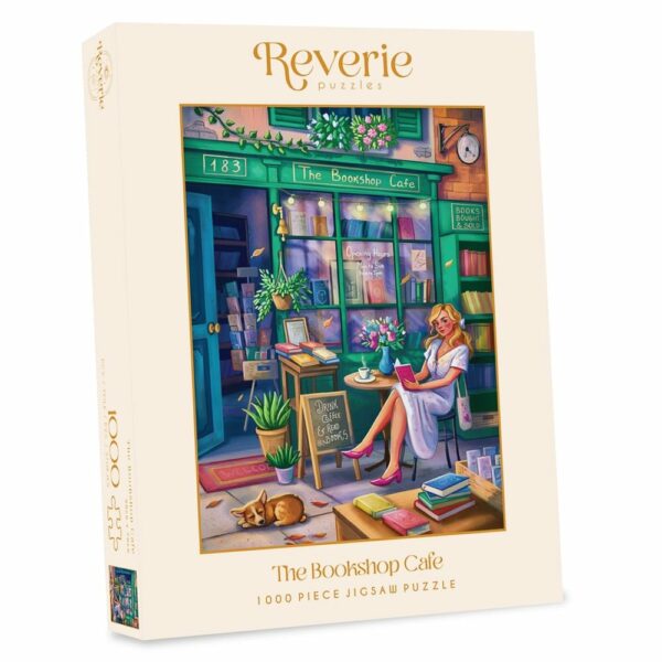 Puzzle The Bookshop Cafe - Reverie Puzzles - 1000 pièces