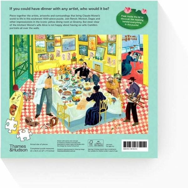 Puzzle Dinner with Monet - Thames & Hudson - 1000 pièces