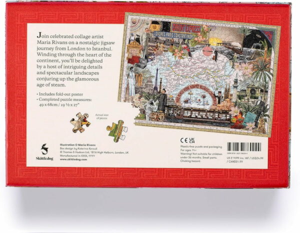 Puzzle Orient Express - Thames & Hudson - 1000 pièces Puzzle Orient Express - Thames & Hudson - 1000 pièces