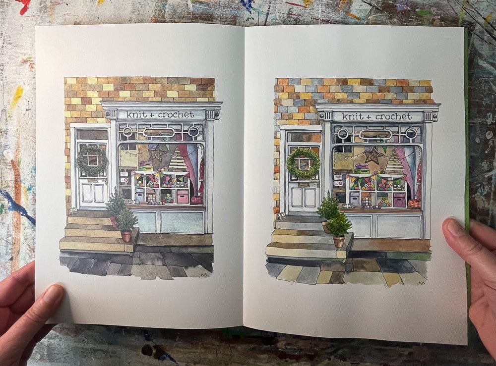 Cahier de coloriage Urban coloring - Urban Anna
