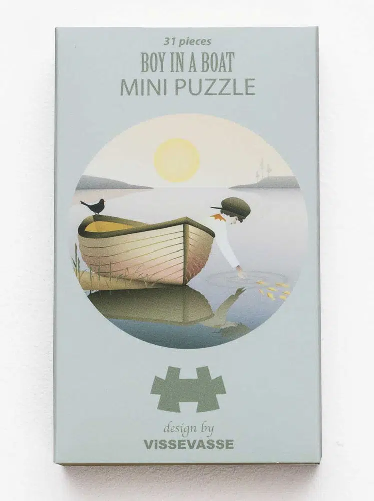 Puzzle Boy In A Boat - Vissevasse - 31 pièces