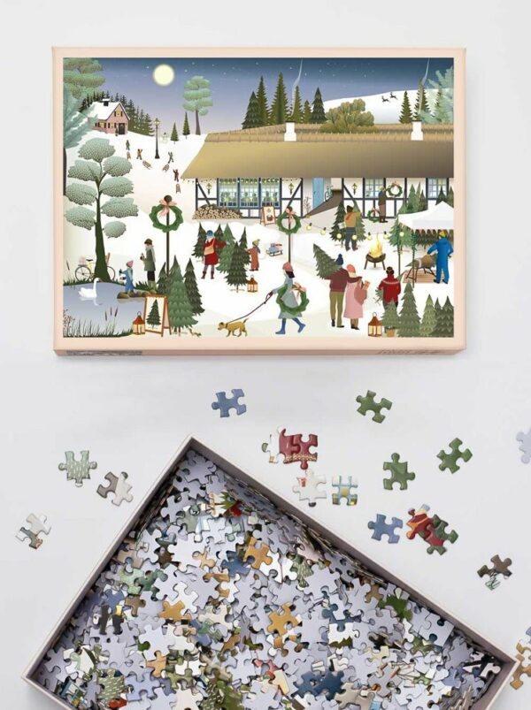 Puzzle Christmas Tree Farm - Vissevasse - 1000 pièces