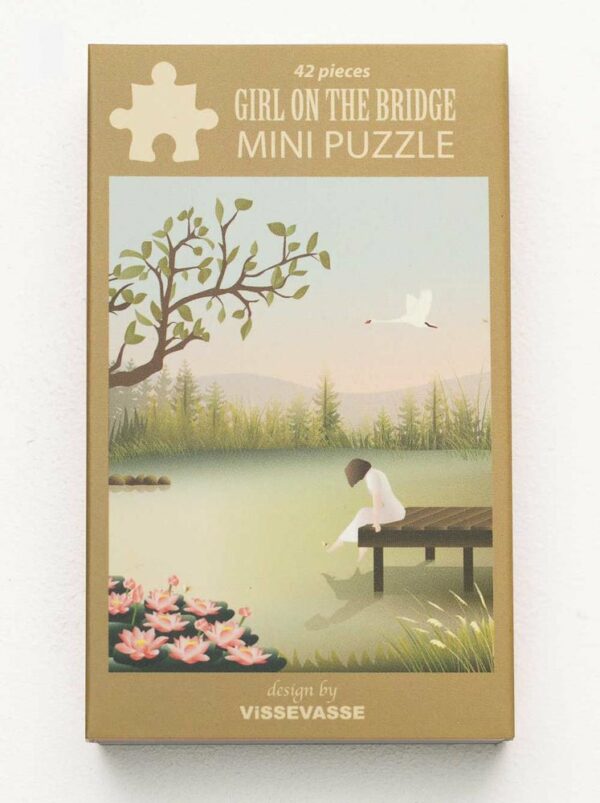 Puzzle Girl One The Bridge - Vissevasse - 42 pièces