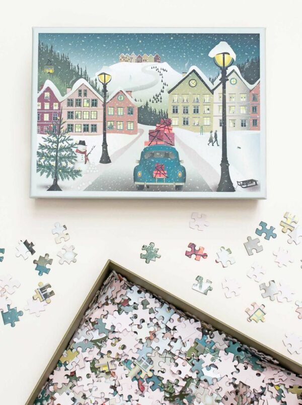 Puzzle Let it snow - Vissevasse - 1000 pièces
