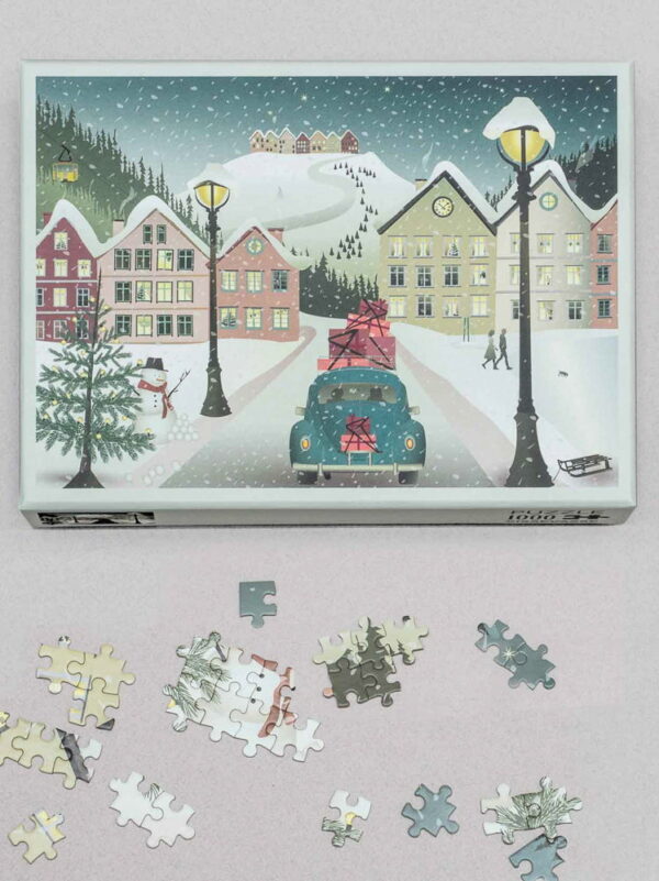 Puzzle Let it snow - Vissevasse - 1000 pièces