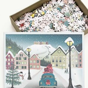 Puzzle Let it snow - Vissevasse - 1000 pièces