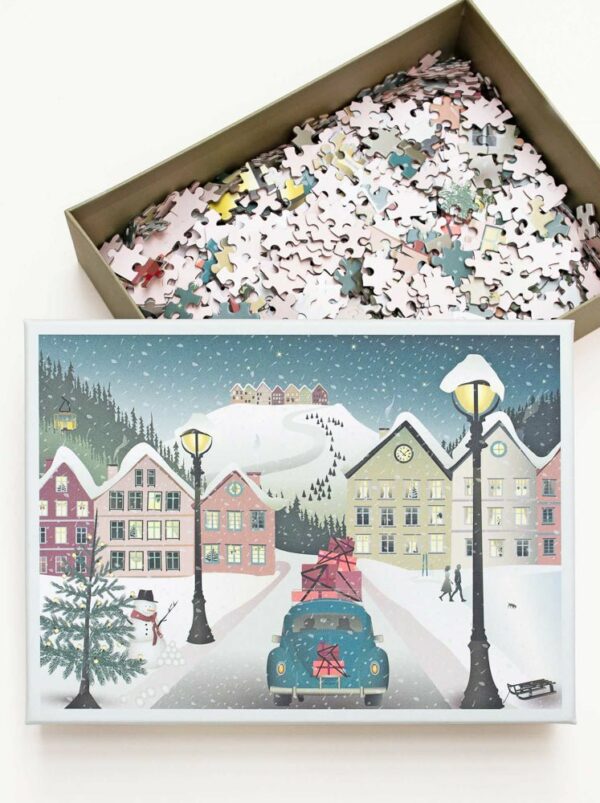 Puzzle Let it snow - Vissevasse - 1000 pièces