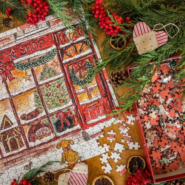 Puzzle Christmas Shop - Caro from Woodland - 500 pièces