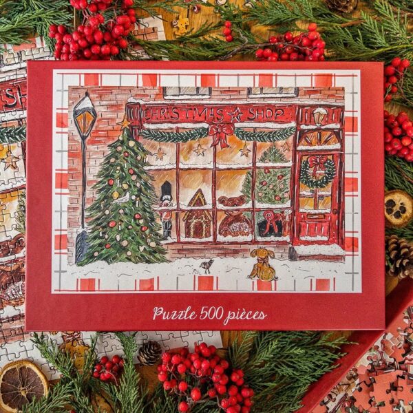 Puzzle Christmas Shop - Caro from Woodland - 500 pièces