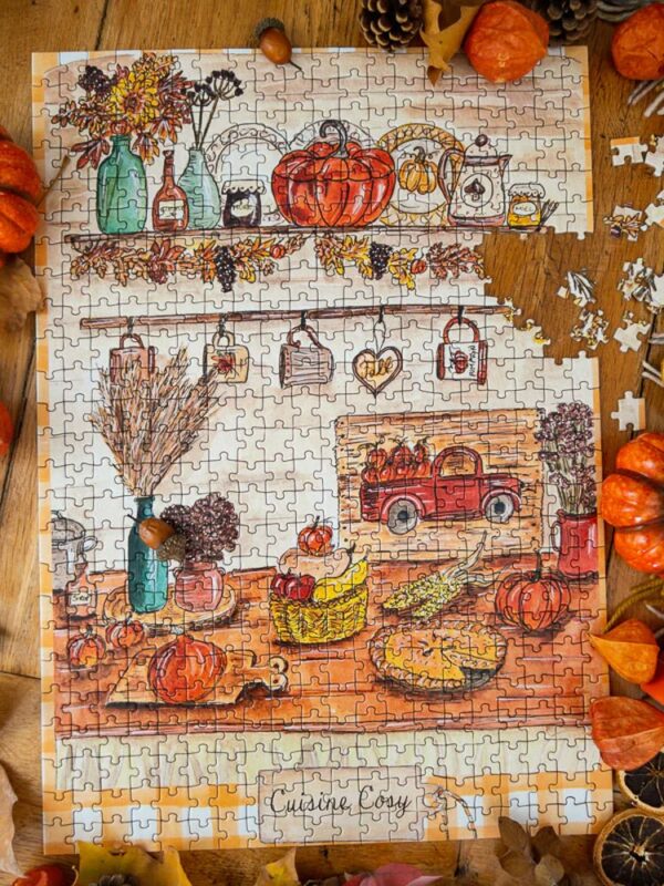 Puzzle Cuisine Cosy - Caro from Woodland - 500 pièces