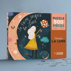 Puzzle La lune - Les Éditions Imaginaires - 500 pièces