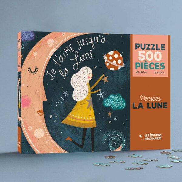 Puzzle La lune - Les Éditions Imaginaires - 500 pièces