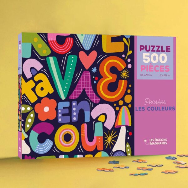 Puzzle Les Couleurs - Les Éditions Imaginaires - 500 pièces