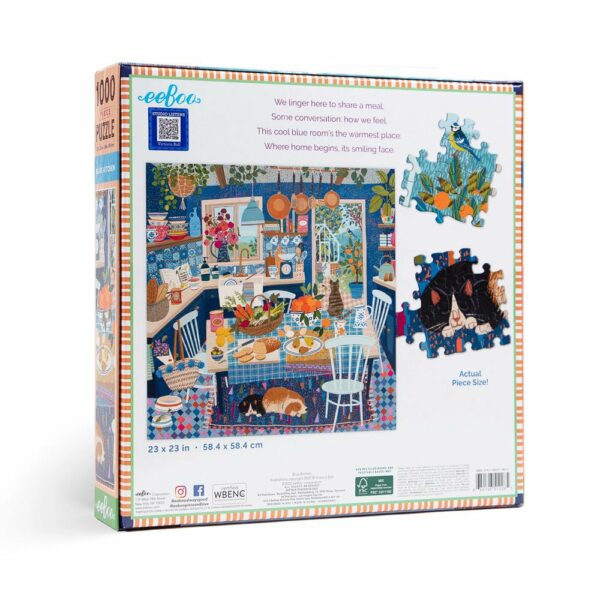 Puzzle Blue Kitchen - eeBoo - 1000 pièces Puzzle Blue Kitchen - eeBoo - 1000 pièces