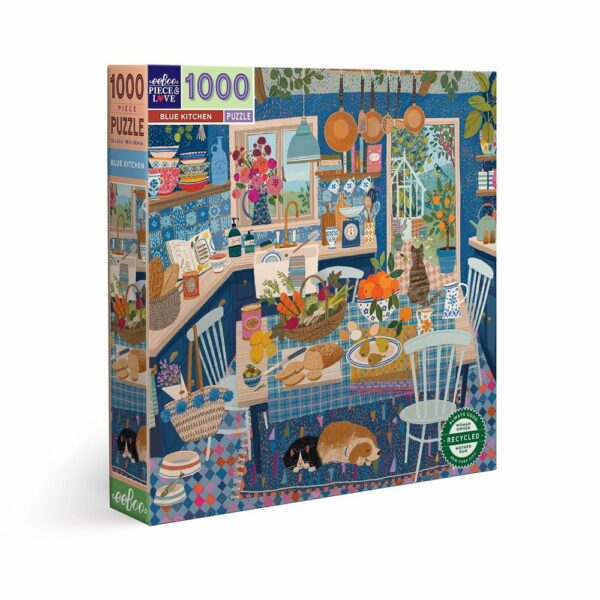 Puzzle Blue Kitchen - eeBoo - 1000 pièces Puzzle Blue Kitchen - eeBoo - 1000 pièces