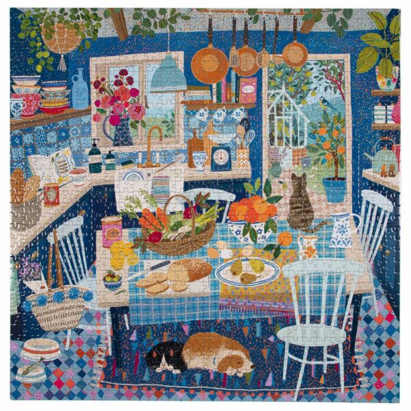 Puzzle Blue Kitchen - eeBoo - 1000 pièces Puzzle Blue Kitchen - eeBoo - 1000 pièces