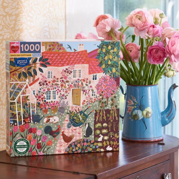 Puzzle English Cottage - eeBoo - 1000 pièces