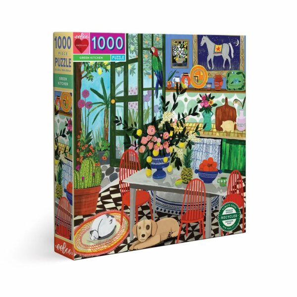 Puzzle Green Kitchen - eeBoo - 1000 pièces Puzzle Green Kitchen - eeBoo - 1000 pièces