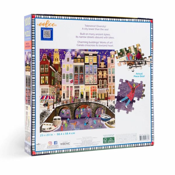 Puzzle Magical Amsterdam - eeBoo - 1000 pièces