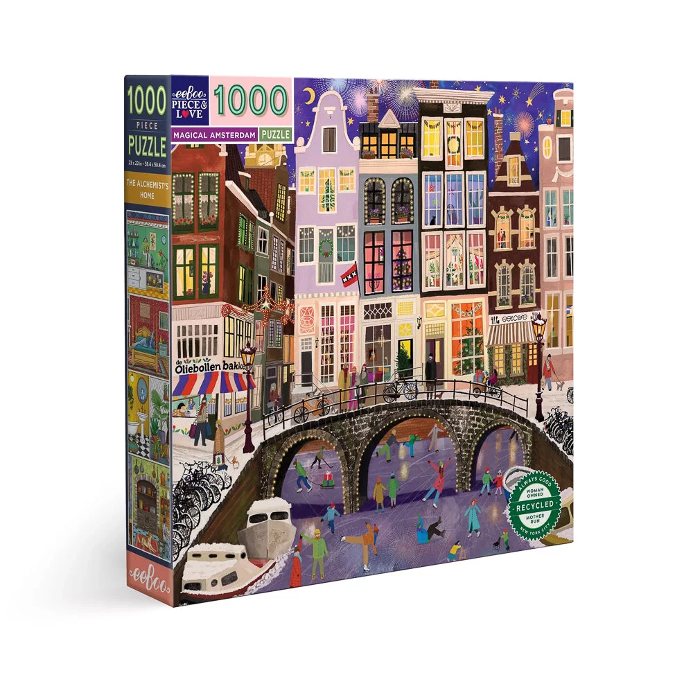 Puzzle Magical Amsterdam - eeBoo - 1000 pièces