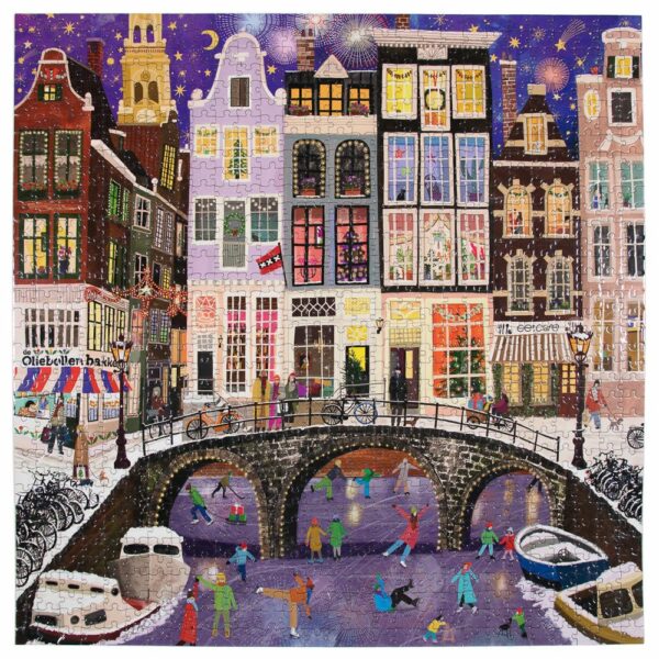 Puzzle Magical Amsterdam - eeBoo - 1000 pièces