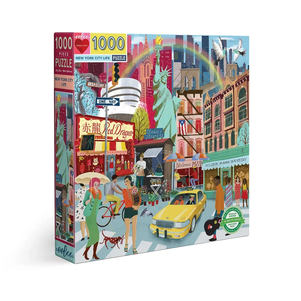 Puzzle New York City Life - eeBoo - 1000 pièces