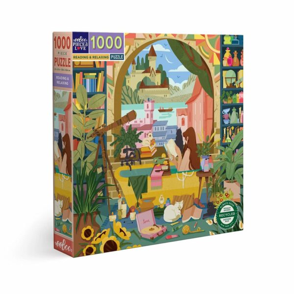 Puzzle Reading & Relaxing - eeBoo - 1000 pièces