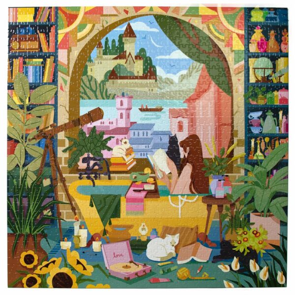 Puzzle Reading & Relaxing - eeBoo - 1000 pièces
