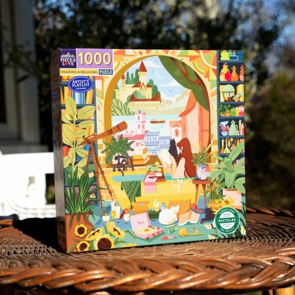 Puzzle Reading & Relaxing - eeBoo - 1000 pièces