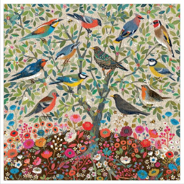 Puzzle Songbirds Tree - eeBoo - 1000 pièces