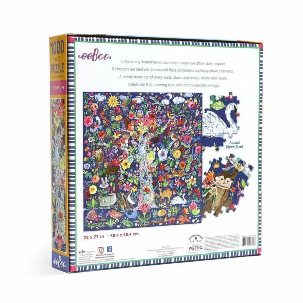 Puzzle Tree of Life - eeBoo - 1000 pièces