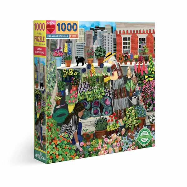 Puzzle Urban Gardening - eeBoo - 1000 pièces