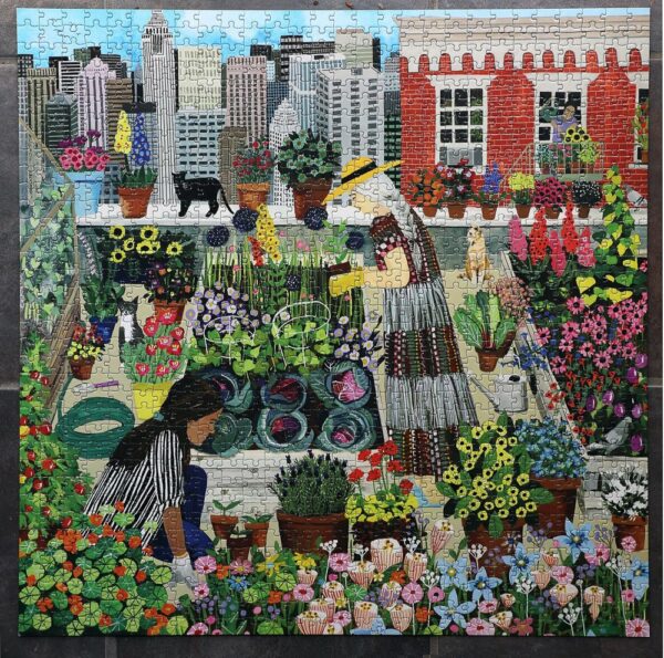 Puzzle Urban Gardening - eeBoo - 1000 pièces