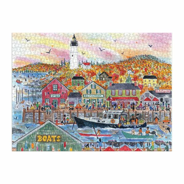 Puzzle Autumn By the Sea - Galison - 1000 pièces