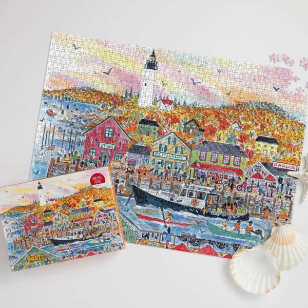 Puzzle Autumn By the Sea - Galison - 1000 pièces