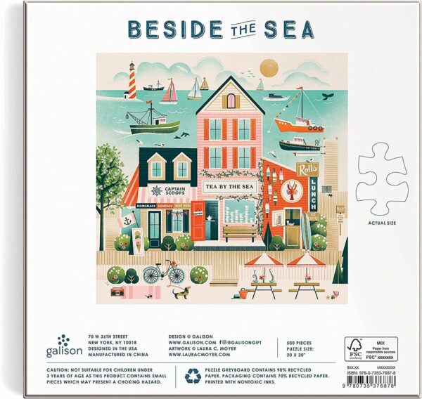 Puzzle Beside the Sea - Galison - 500 pièces