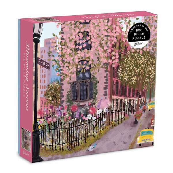Puzzle Blooming Streets - Galison - 500 pièces Puzzle Blooming Streets - Galison - 500 pièces