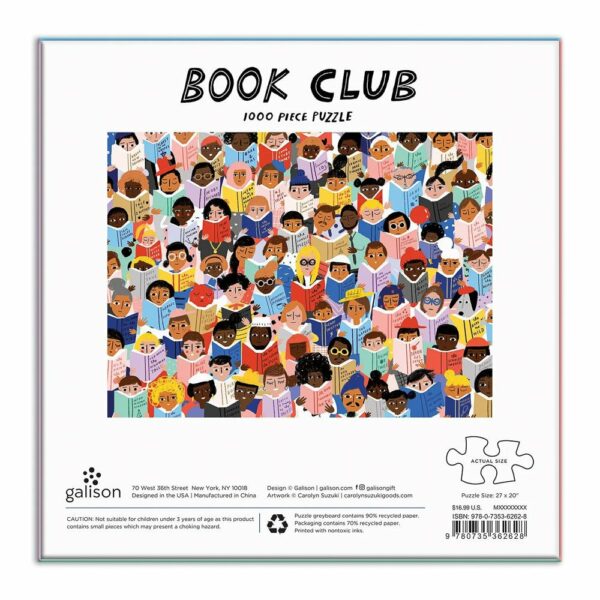 Puzzle Book Club - Galison - 1000 pièces