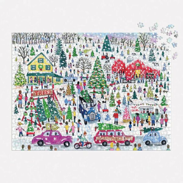 Puzzle Christmas Tree Farm - Galison - 1000 pièces