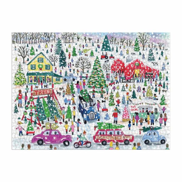 Puzzle Christmas Tree Farm - Galison - 1000 pièces
