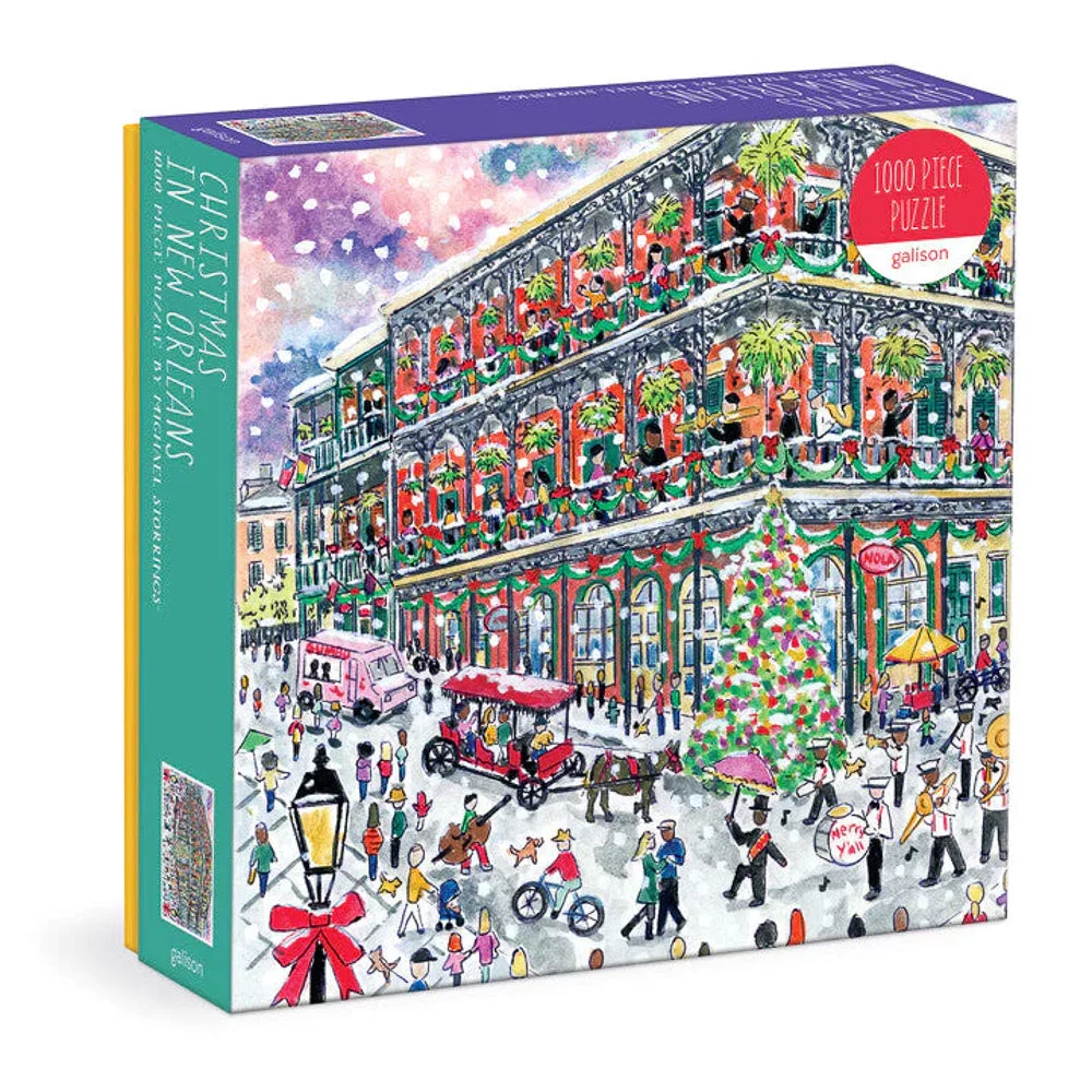 Puzzle Christmas in New Orleans - Galison - 1000 pièces