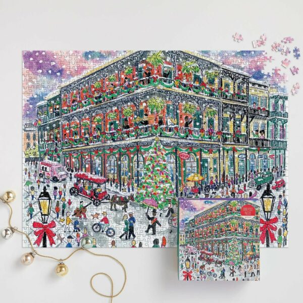 Puzzle Christmas in New Orleans - Galison - 1000 pièces