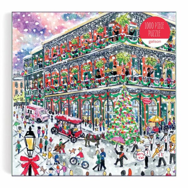 Puzzle Christmas in New Orleans - Galison - 1000 pièces