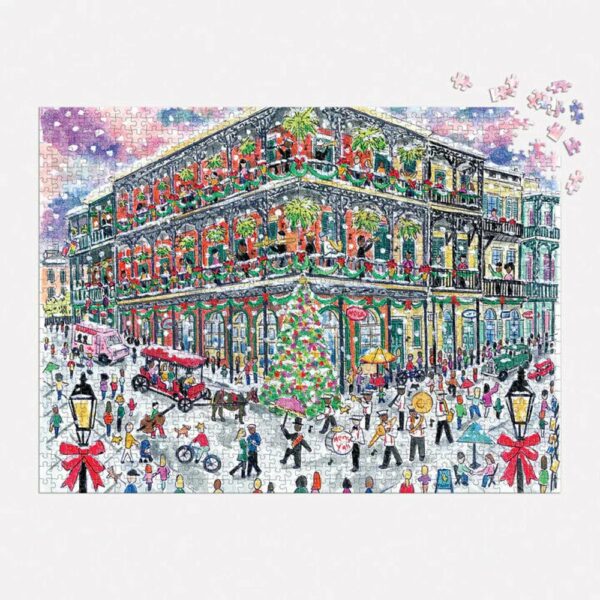 Puzzle Christmas in New Orleans - Galison - 1000 pièces