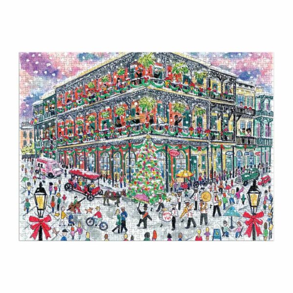 Puzzle Christmas in New Orleans - Galison - 1000 pièces