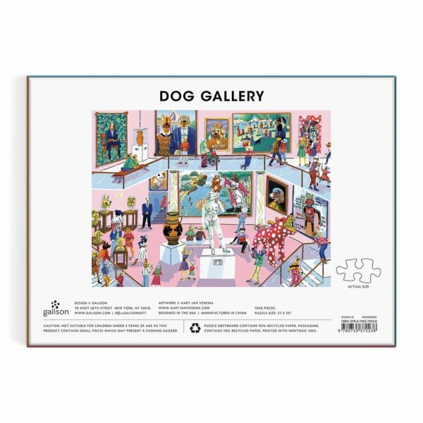 Puzzle Dog Gallery - Galison - 1000 pièces