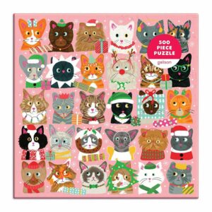 Puzzle Festive Furballs - Galison - 500 pièces
