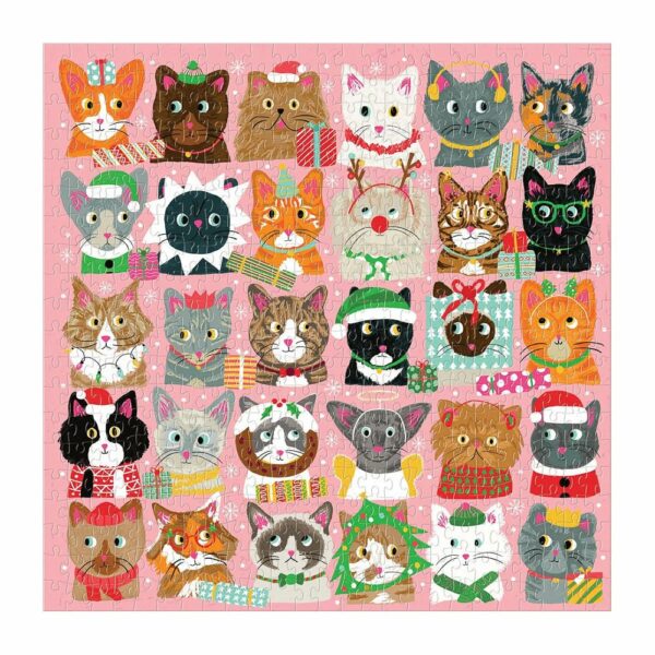 Puzzle Festive Furballs - Galison - 500 pièces