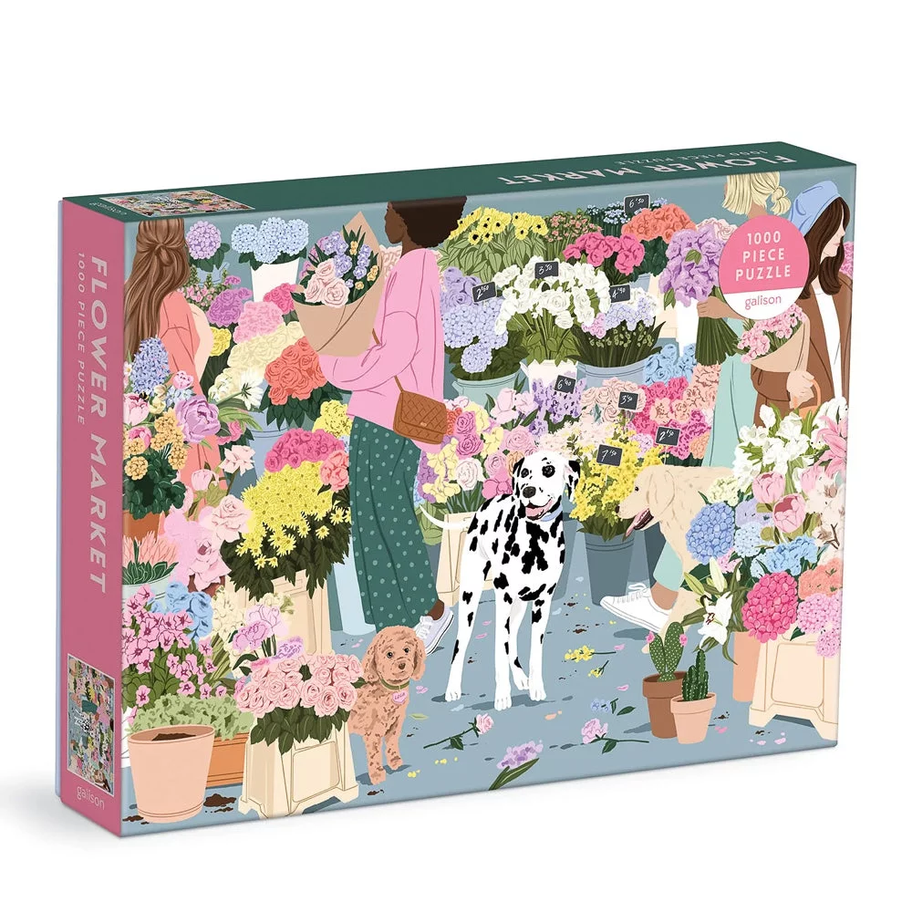 Puzzle Flower Market - Galison - 1000 pièces