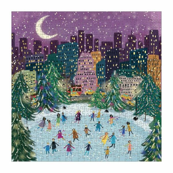 Puzzle Merry Moonlight Skaters - Galison - 500 pièces Puzzle Merry Moonlight Skaters - Galison - 500 pièces